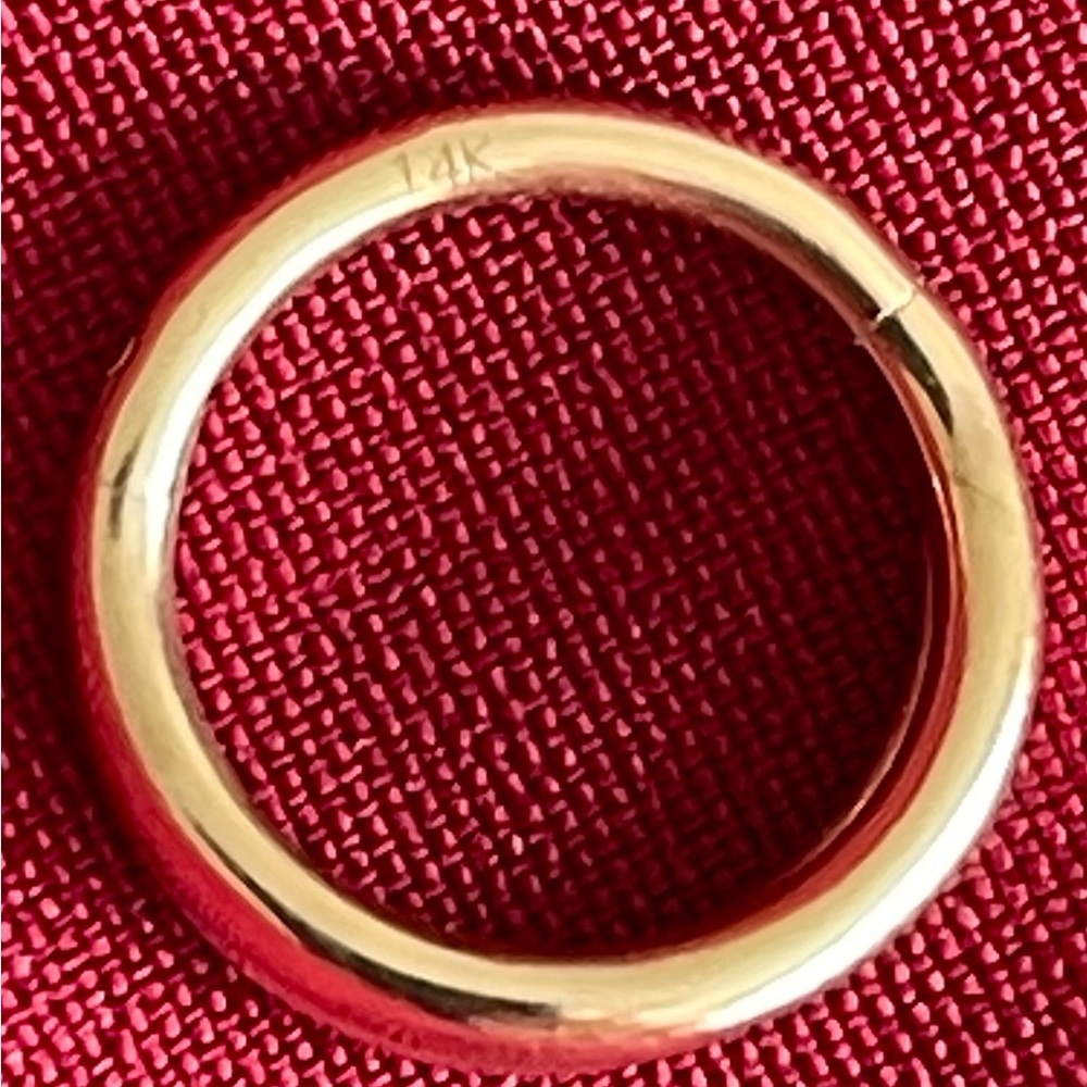 Solid 14k Gold Charm Holder